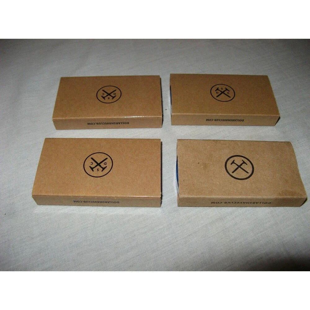 Dollar Shave Club HERITAGE EXECUTIVE 4 Packs Of Refills 16 Total Razor Blades